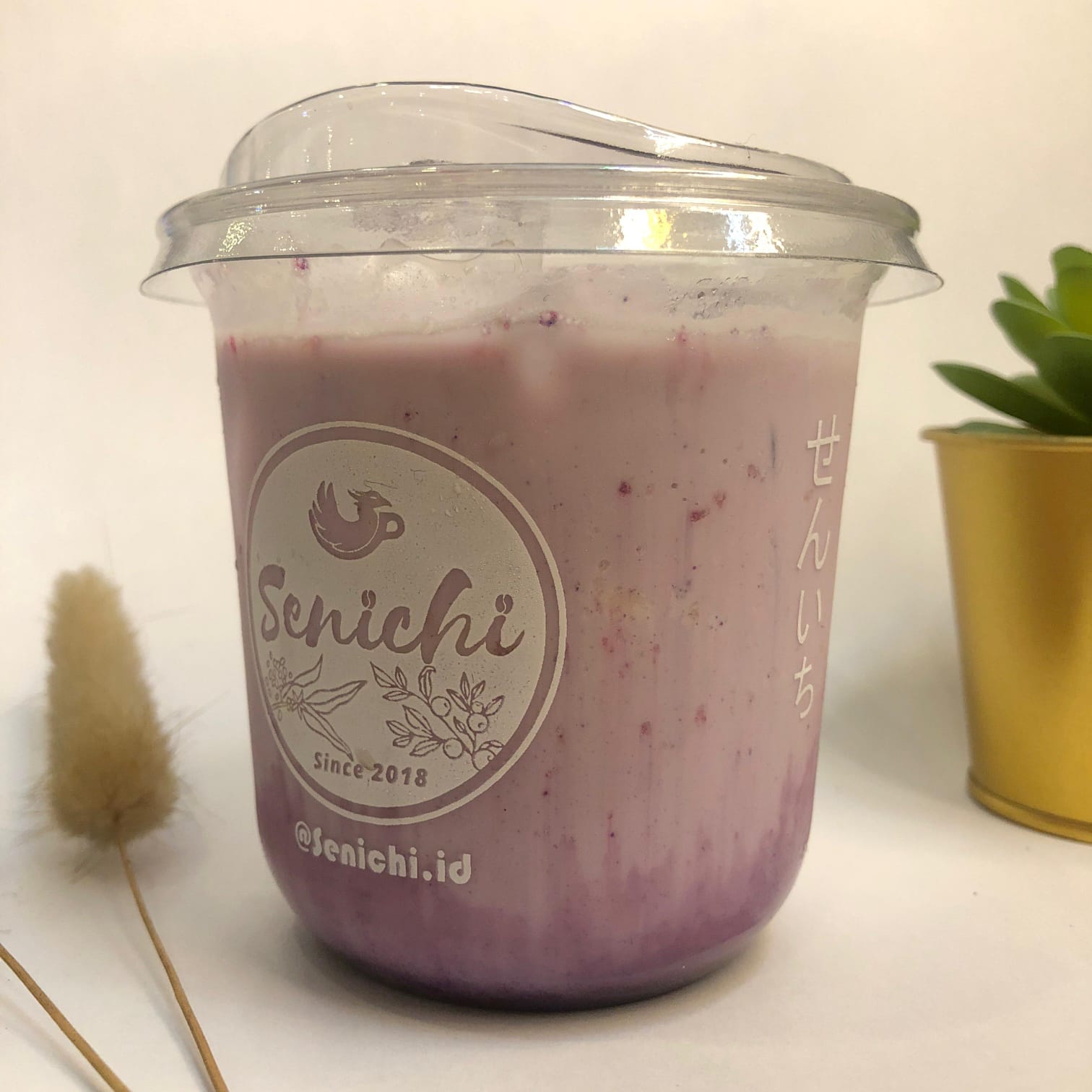 TARO LATTE SENICHI  CUP ICE